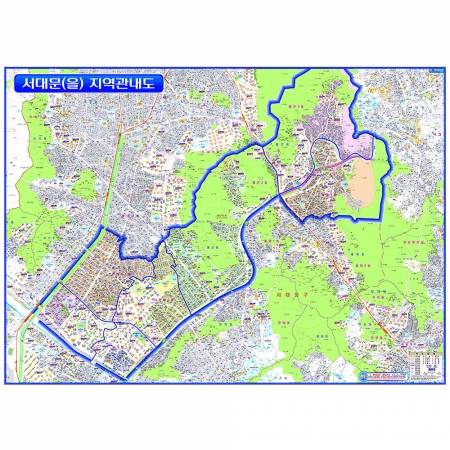 [선거구지도] 서대문 을구 선거구 구역 안내도 - 지도몰 맞춤 지도제작 문의