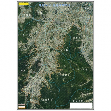 [항공사진] 하남 교산지구 항공사진 지적도 - 지도몰 맞춤 지도제작 문의