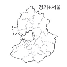 경기도 전지역+서울시 전지역