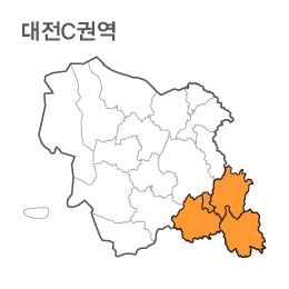 대전시 C권역(1.대전시 2.금산군 3.계룡시 4.논산시)