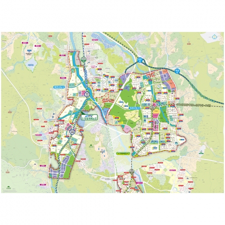 [데이터제작] 양주 옥정신도시 토지이용계획도 데이터 판매 - 지도몰 맞춤 지도제작 문의