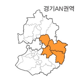 경기도 AN권역(1.여주군 2.광주시 3.남양주시 4.양평군)