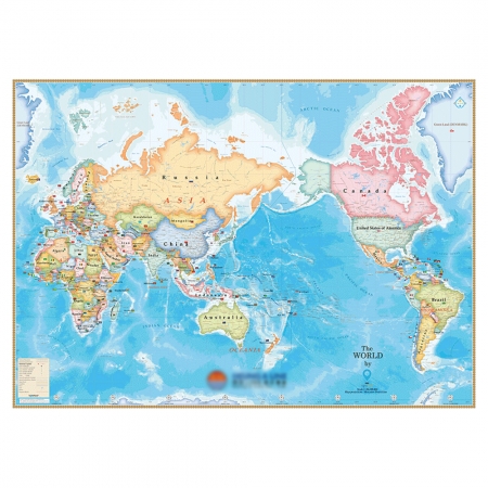 [로고/타이틀] 세계지도 기업 로고 추가 - 지도몰 맞춤 지도제작 문의