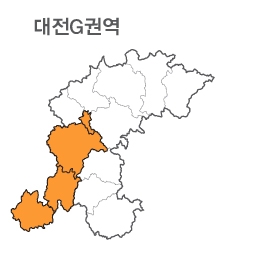 대전시 G권역(1.대전시 2.청원군 3.증평군 4.논산시)