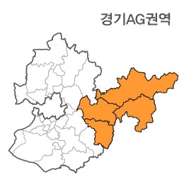경기도 AG권역(1.양평군 2.여주군 3.강원 홍천 4.강원 횡성)